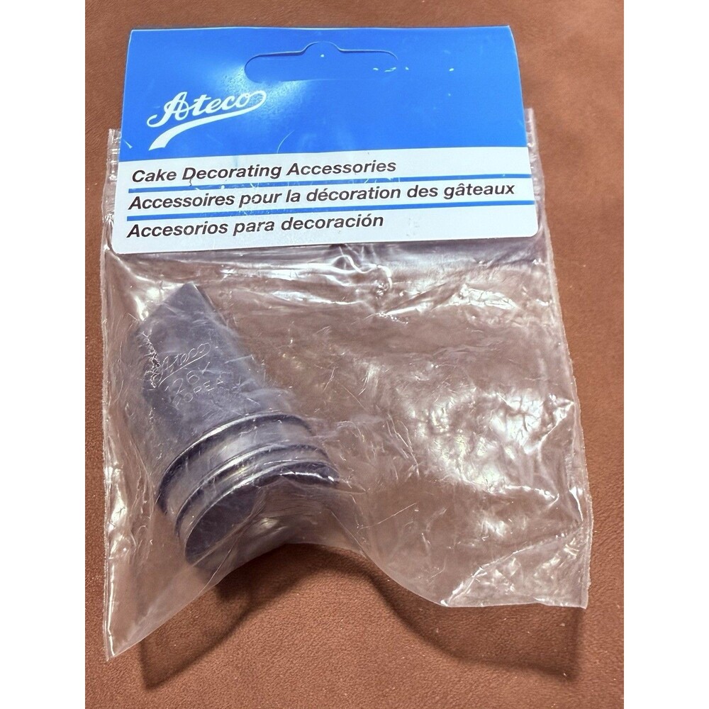 Ateco Cake Decorating Accessories Flower Tubes Set Stainless Steel 3 Piece